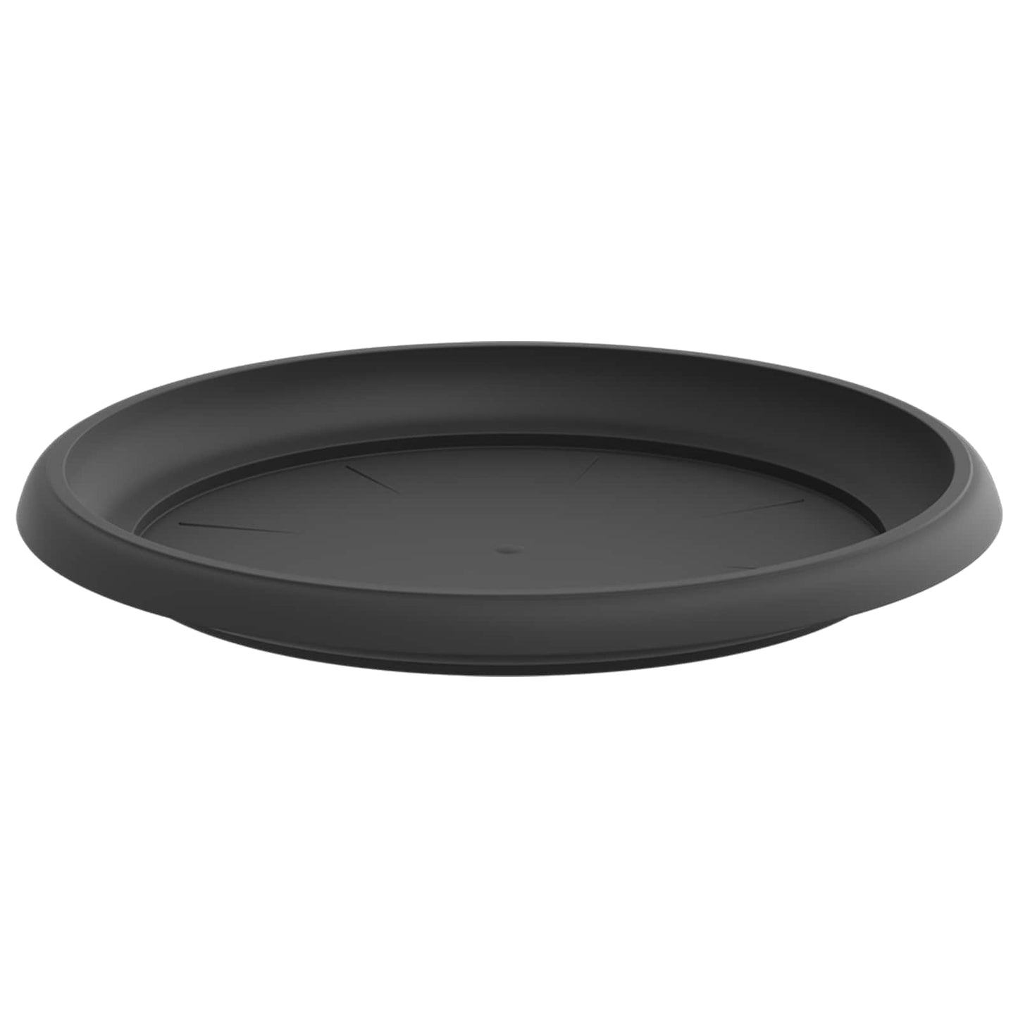 vidaXL Plant Pots 24 pcs Black Ø 34 x 28 cm Plastic
