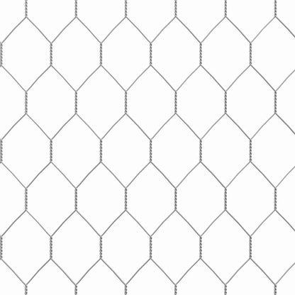 vidaXL Chicken Cage Silver 400 x 170 x 177 cm Galvanised Steel