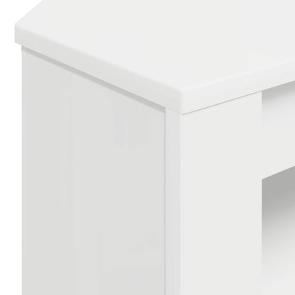 vidaXL Corner TV Cabinet 102 x 40.5 x 45 cm White Engineered Wood