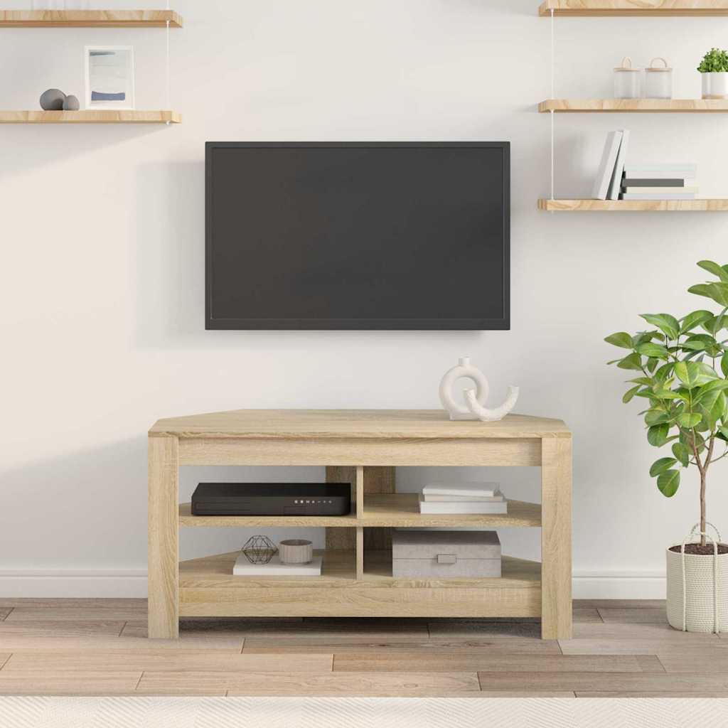 vidaXL Corner TV Cabinet 102 x 41 x 50 cm Sonoma Oak Engineered Wood