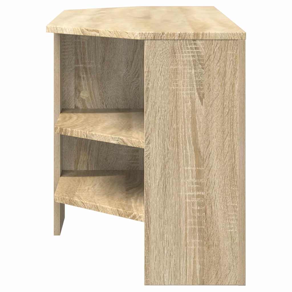 vidaXL Corner TV Cabinet 102 x 41 x 50 cm Sonoma Oak Engineered Wood