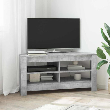 vidaXL Corner TV Cabinet 102 x 41 x 50 cm Concrete Grey