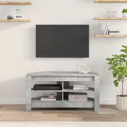 vidaXL Corner TV Cabinet 102 x 41 x 50 cm Concrete Grey