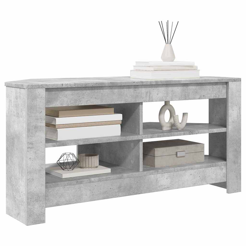 vidaXL Corner TV Cabinet 102 x 41 x 50 cm Concrete Grey