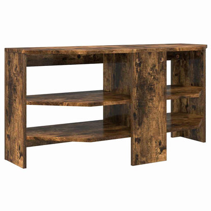 vidaXL Corner TV Cabinet 102 x 40.5 x 45 cm Smoked Oak Engineered Wood
