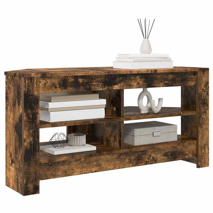 vidaXL Corner TV Cabinet 102 x 40.5 x 45 cm Smoked Oak Engineered Wood