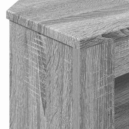 vidaXL Corner TV Cabinet 102 x 41 x 50 cm Grey Sonoma Engineered Wood