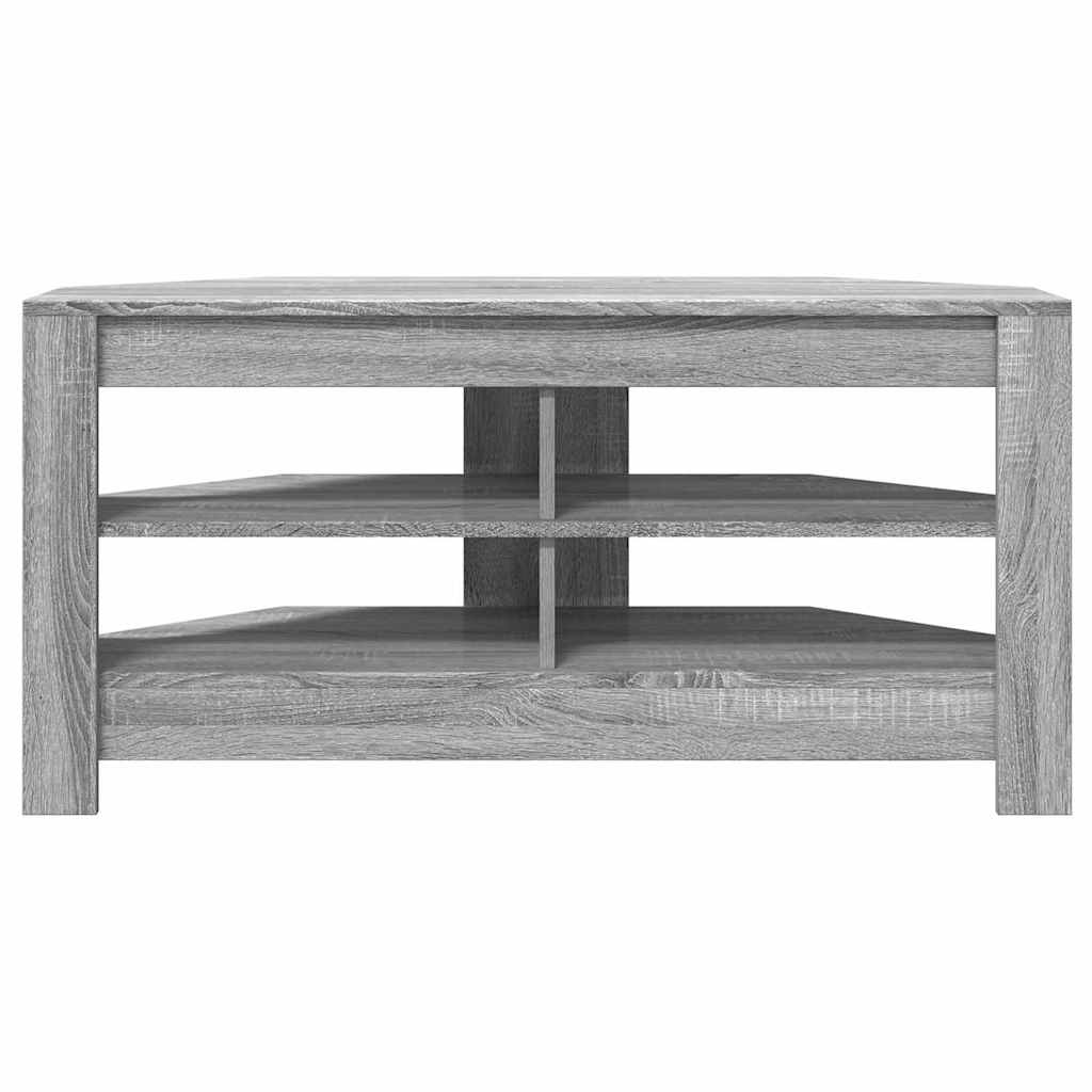 vidaXL Corner TV Cabinet 102 x 41 x 50 cm Grey Sonoma Engineered Wood