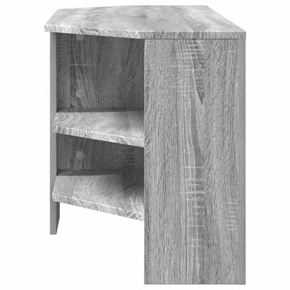 vidaXL Corner TV Cabinet 102 x 41 x 50 cm Grey Sonoma Engineered Wood