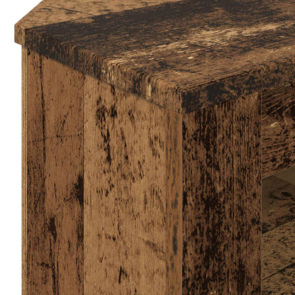 vidaXL Corner TV Cabinet 102 x 40.5 x 45 cm Old Wood Engineered Wood