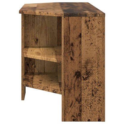 vidaXL Corner TV Cabinet 102 x 40.5 x 45 cm Old Wood Engineered Wood