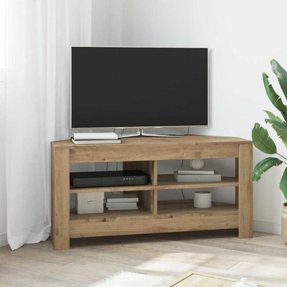 vidaXL Corner TV Cabinet 102 x 40.5 x 45 cm Artisan Oak