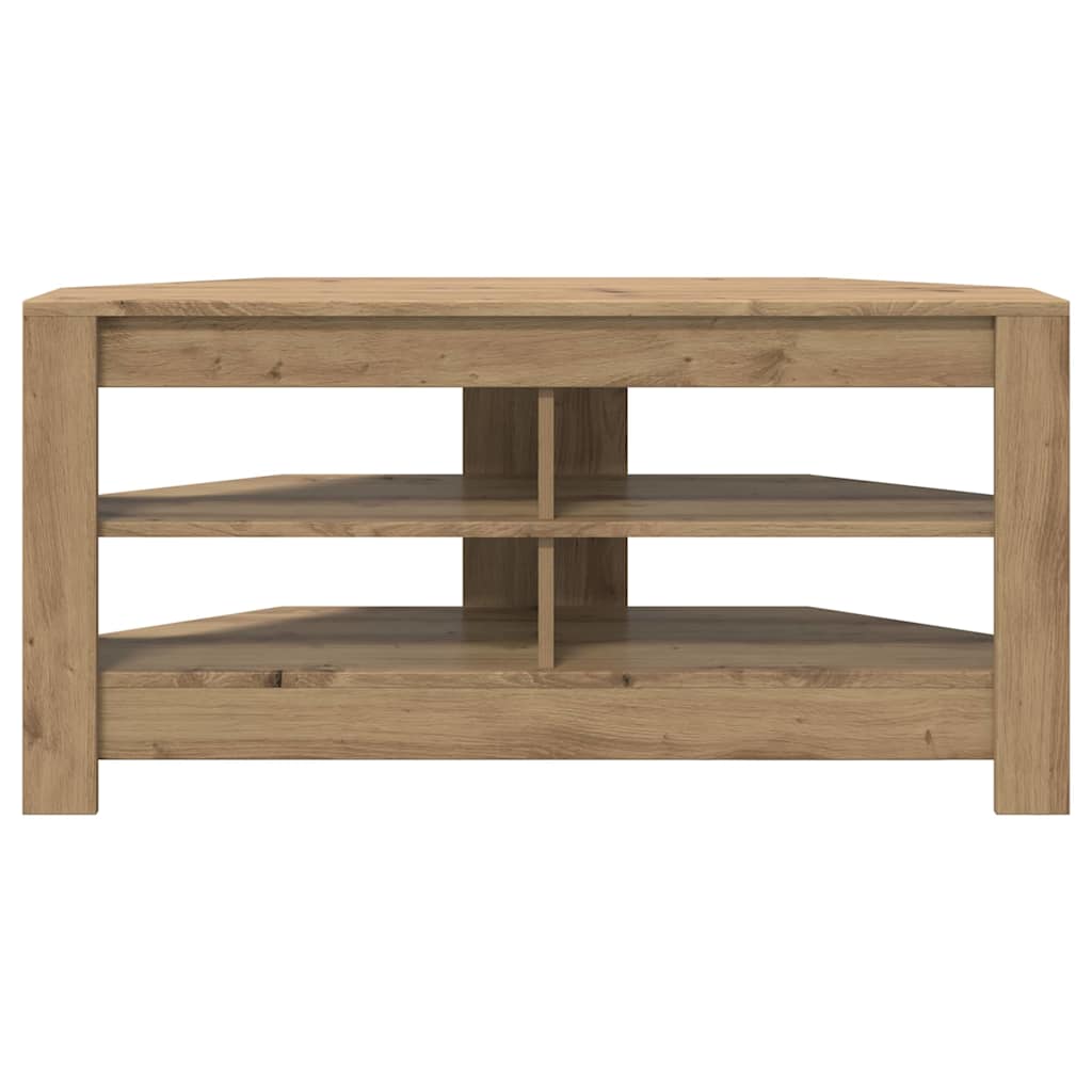 vidaXL Corner TV Cabinet 102 x 40.5 x 45 cm Artisan Oak