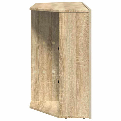 vidaXL Corner LED TV Cabinet Sonoma Oak 100x40x68cm Engineered Wood