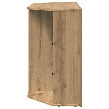 vidaXL Corner LED TV Cabinet 100x40x68cm Artisan Oak Engineered Wood