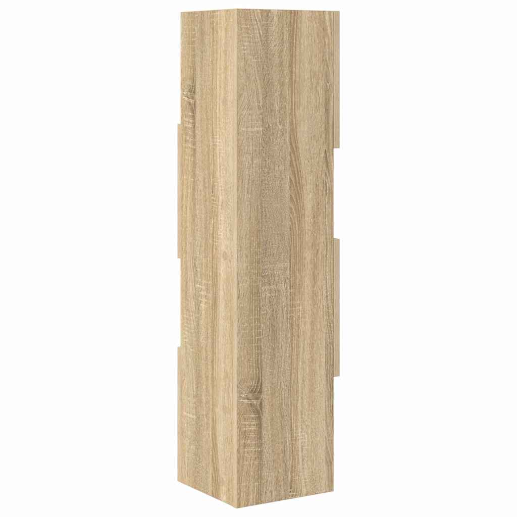 vidaXL Corner Cabinet 25.5x25x102cm Engineered Wood Sonoma Oak