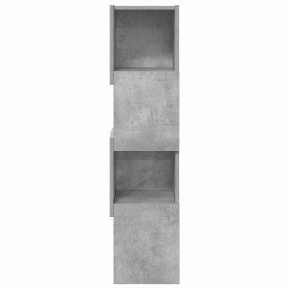 vidaXL Corner Cabinet Concrete Grey 25.5x25x102cm Engineered Wood