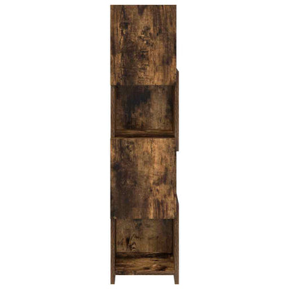 vidaXL Corner Cabinet Smoked Oak 25.5x25x102cm Engineered Wood