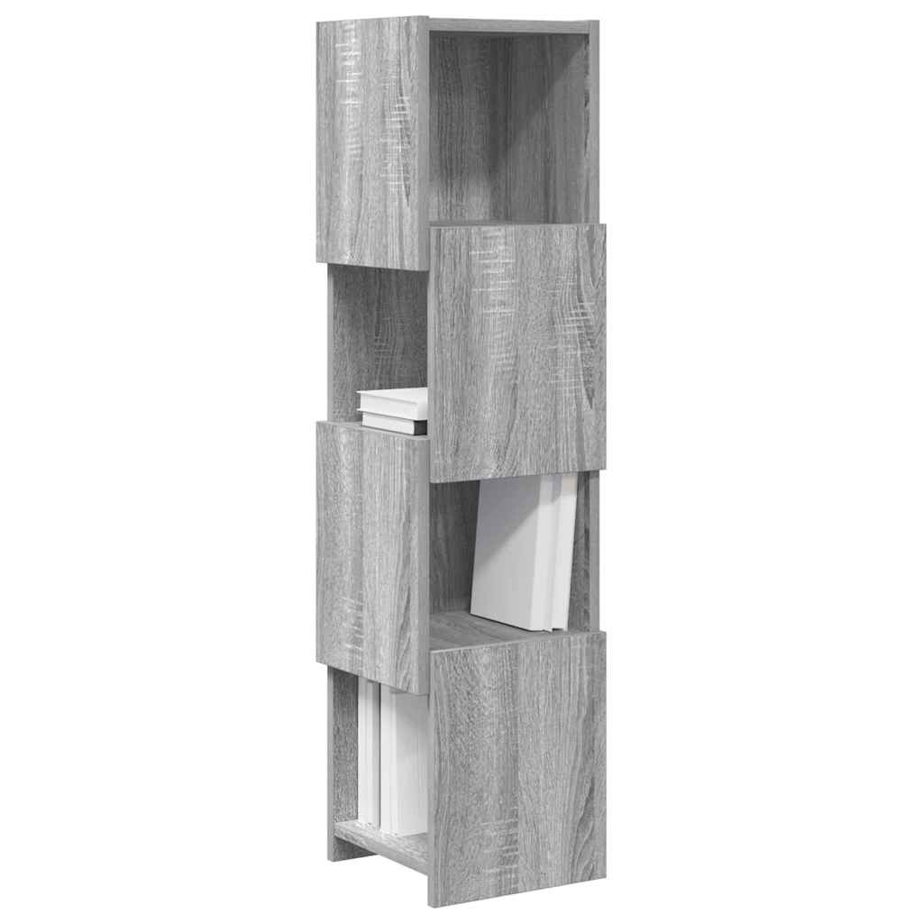 vidaXL Corner Cabinet 25.5x25x102cm Engineered Wood Grey Sonoma
