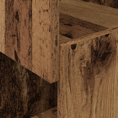 vidaXL Corner Cabinet Old Wood 25.5x25x102cm Engineered Wood