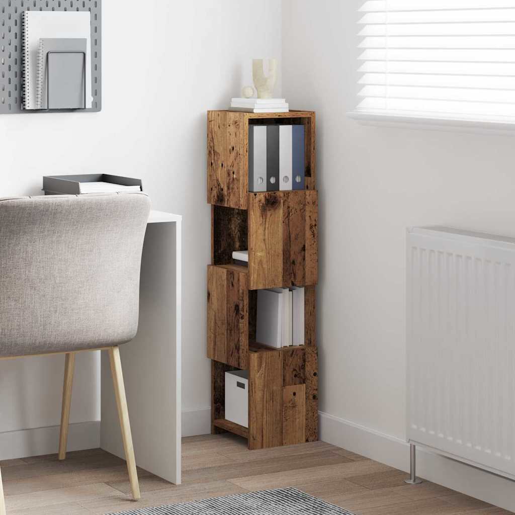 vidaXL Corner Cabinet Old Wood 25.5x25x102cm Engineered Wood