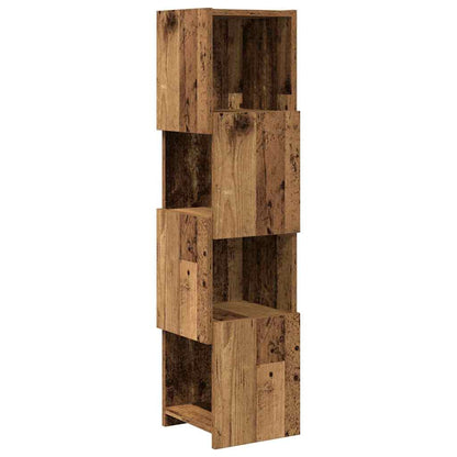 vidaXL Corner Cabinet 25.5x25x102cm Engineered Wood Old Wood