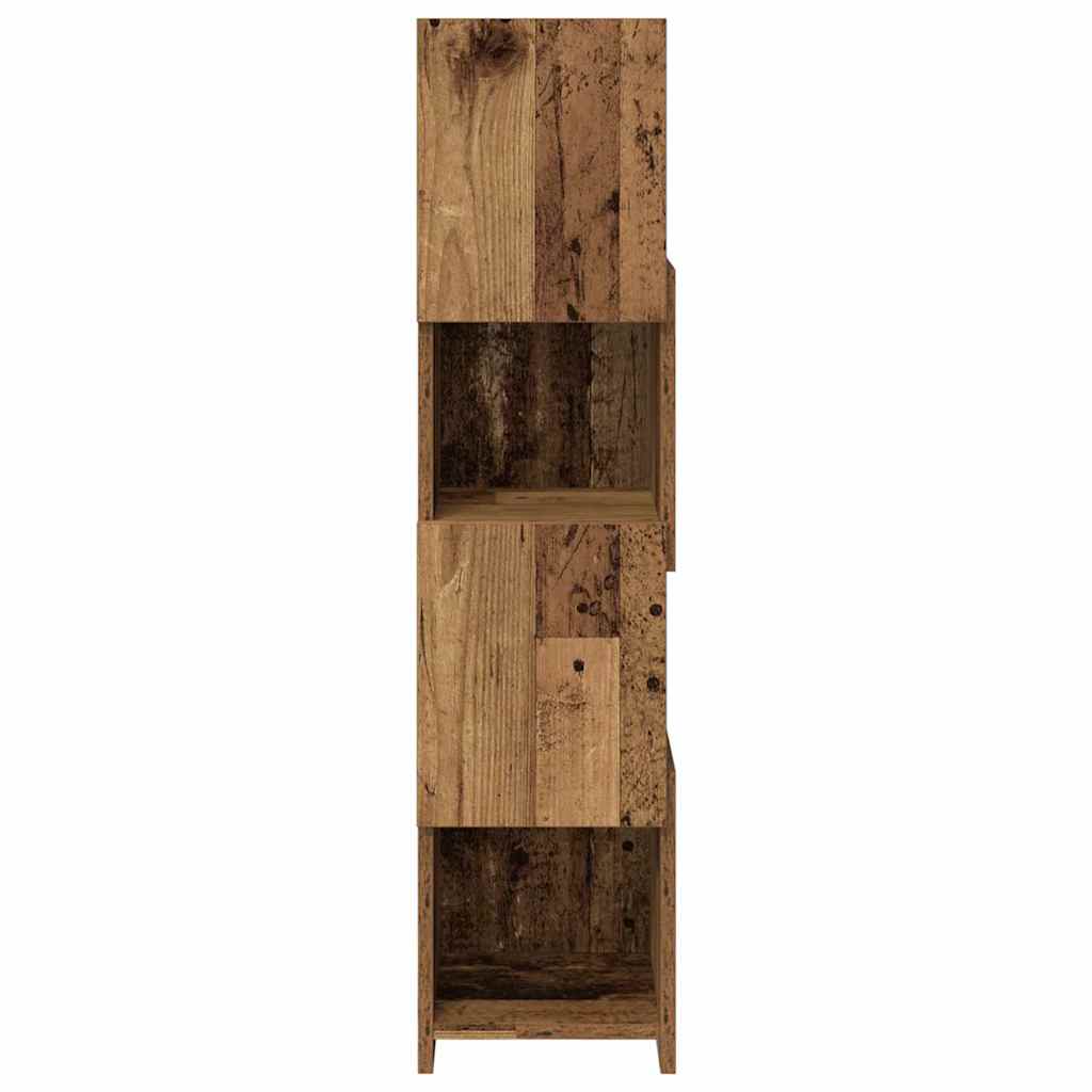 vidaXL Corner Cabinet 25.5x25x102cm Engineered Wood Old Wood