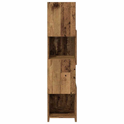 vidaXL Corner Cabinet 25.5x25x102cm Engineered Wood Old Wood