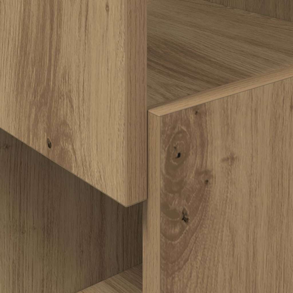 vidaXL Corner Cabinet 25.5x25x102cm Engineered Wood Artisan Oak