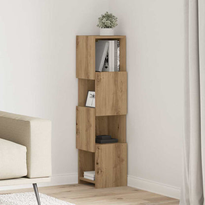 vidaXL Corner Cabinet 25.5x25x102cm Engineered Wood Artisan Oak