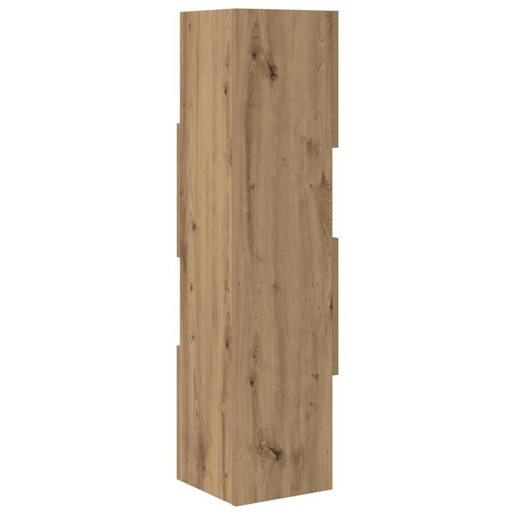 vidaXL Corner Cabinet 25.5x25x102cm Engineered Wood Artisan Oak