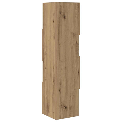 vidaXL Corner Cabinet 25.5x25x102cm Engineered Wood Artisan Oak