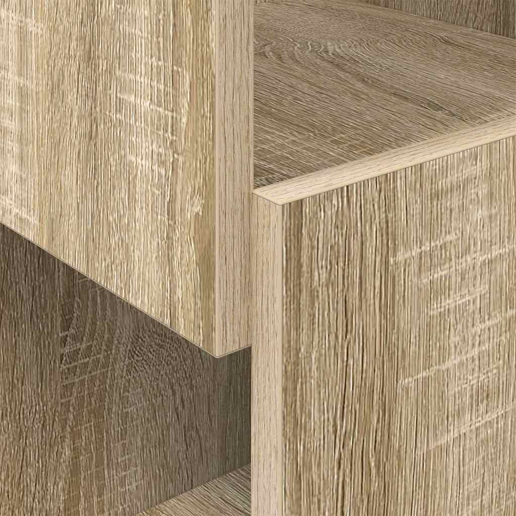 vidaXL Corner Cabinet Sonoma Oak 25.5x25x55cm Engineered Wood