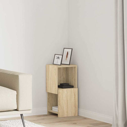vidaXL Corner Cabinet Sonoma Oak 25.5x25x55cm Engineered Wood
