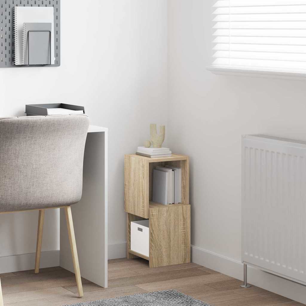 vidaXL Corner Cabinet Sonoma Oak 25.5x25x55cm Engineered Wood