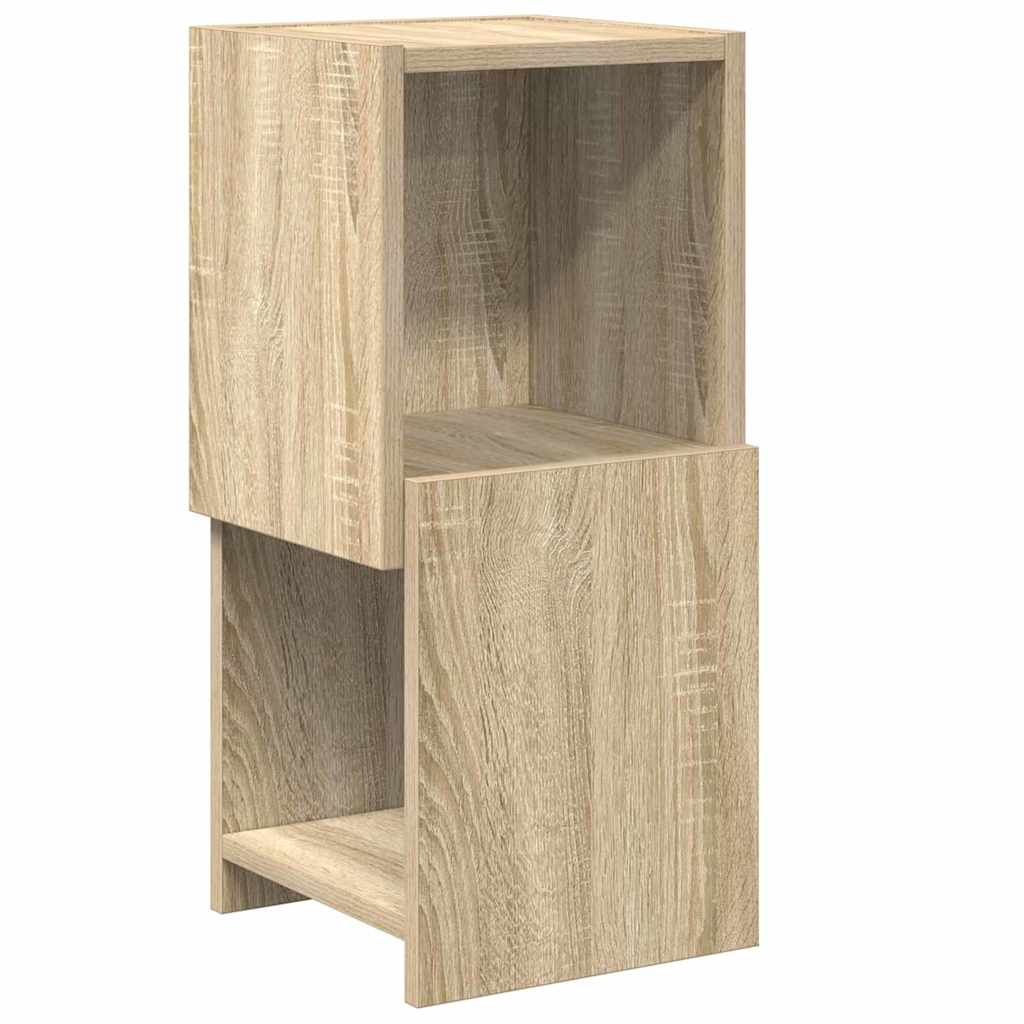 vidaXL Corner Cabinet Sonoma Oak 25.5x25x55cm Engineered Wood