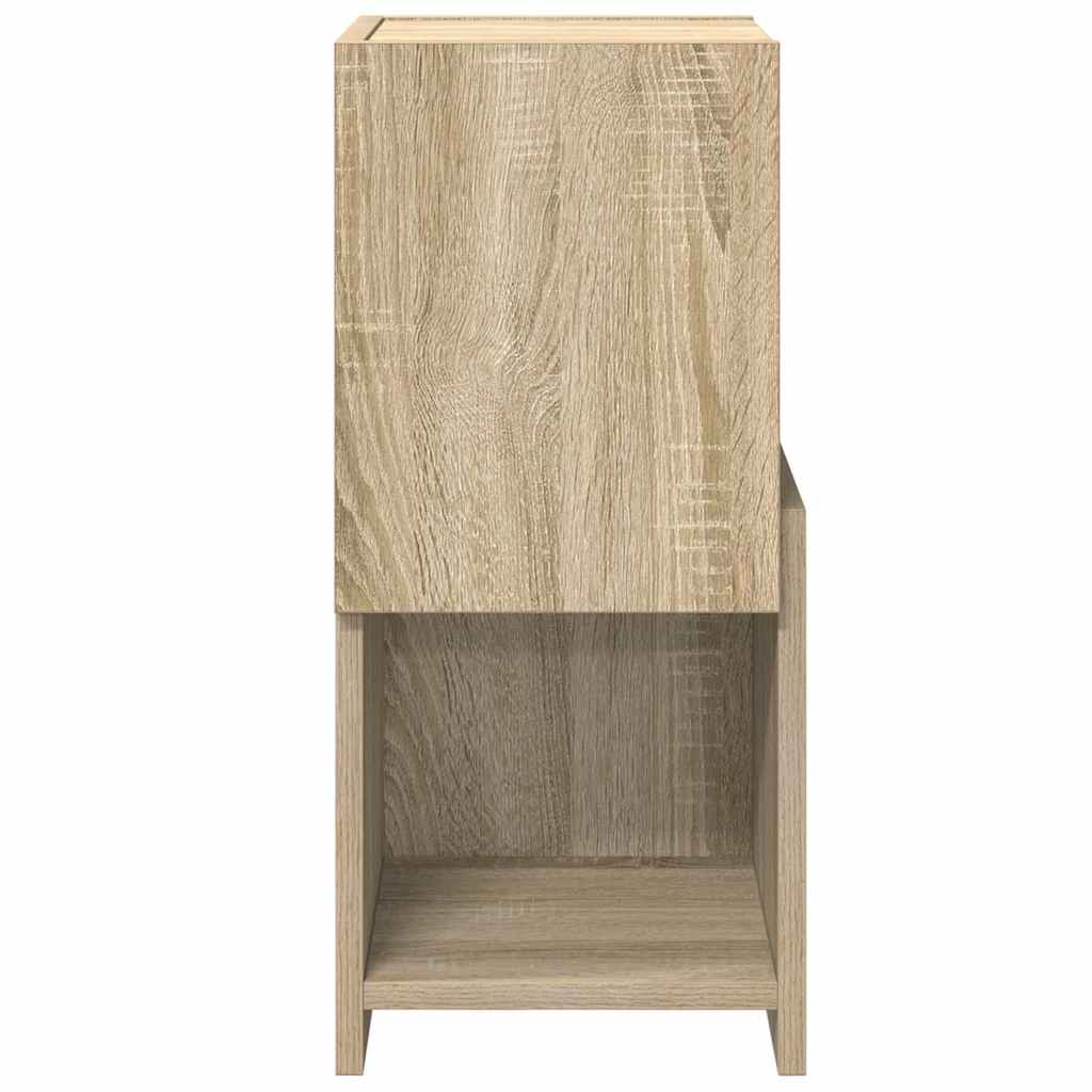 vidaXL Corner Cabinet Sonoma Oak 25.5x25x55cm Engineered Wood