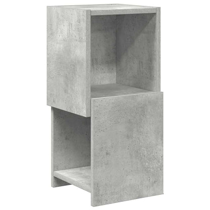 vidaXL Corner Cabinet 25.5x25x55cm Engineered Wood Concrete Grey