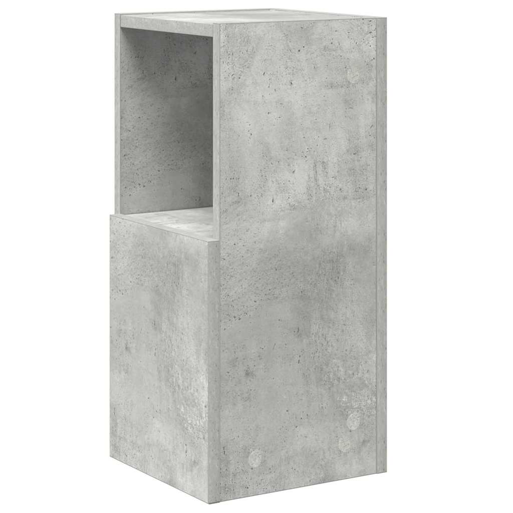 vidaXL Corner Cabinet 25.5x25x55cm Engineered Wood Concrete Grey