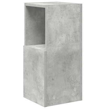 vidaXL Corner Cabinet 25.5x25x55cm Engineered Wood Concrete Grey