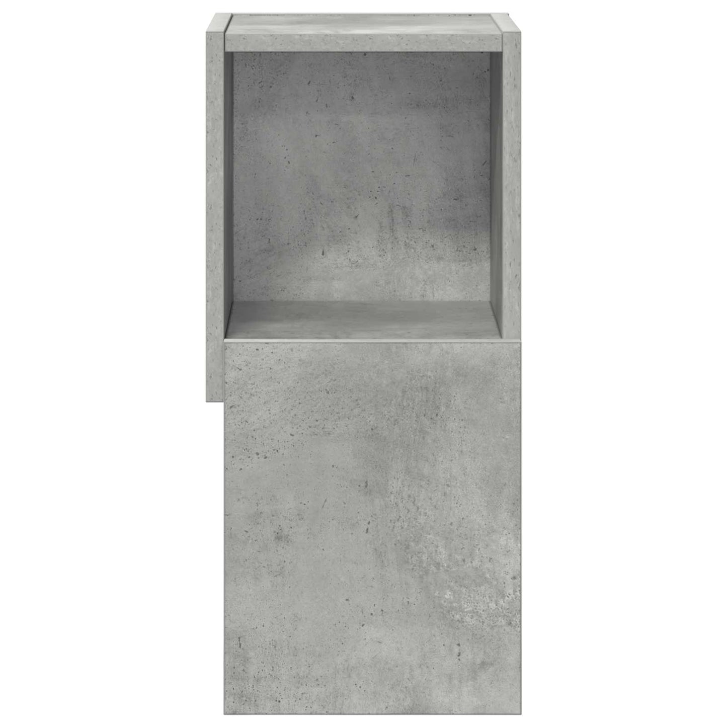 vidaXL Corner Cabinet Concrete Grey 25.5x25x55cm Engineered Wood