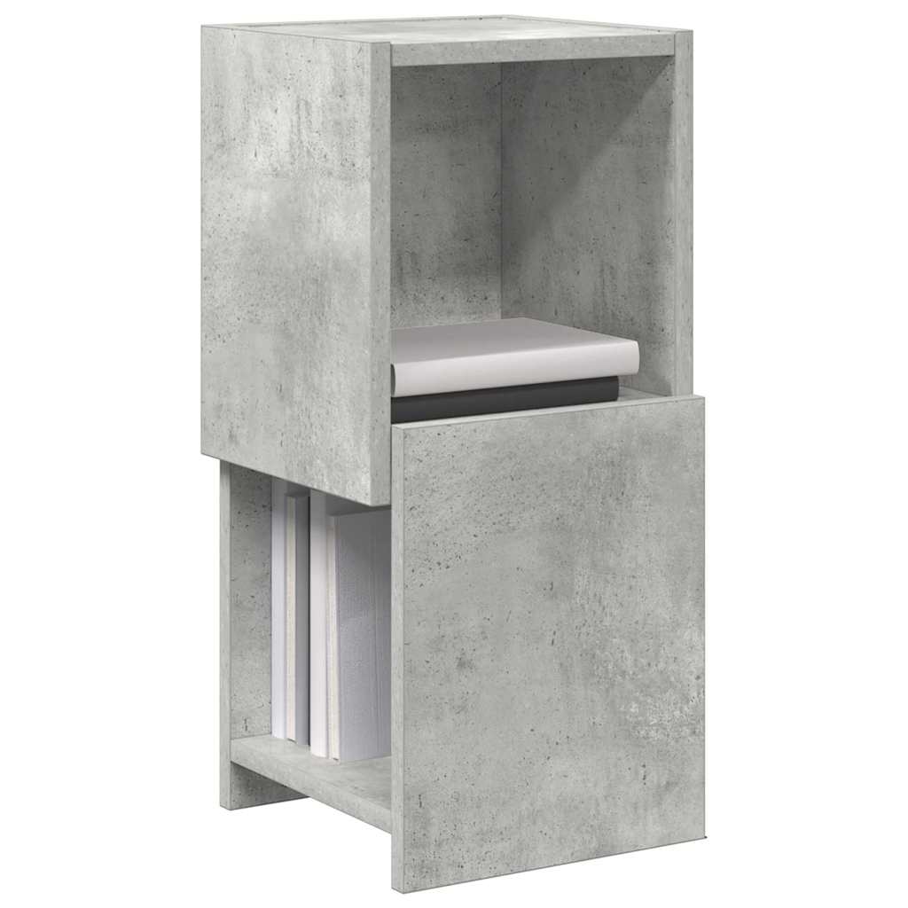 vidaXL Corner Cabinet 25.5x25x55cm Engineered Wood Concrete Grey