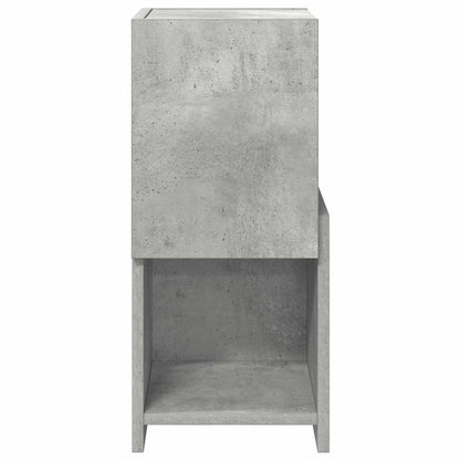 vidaXL Corner Cabinet 25.5x25x55cm Engineered Wood Concrete Grey