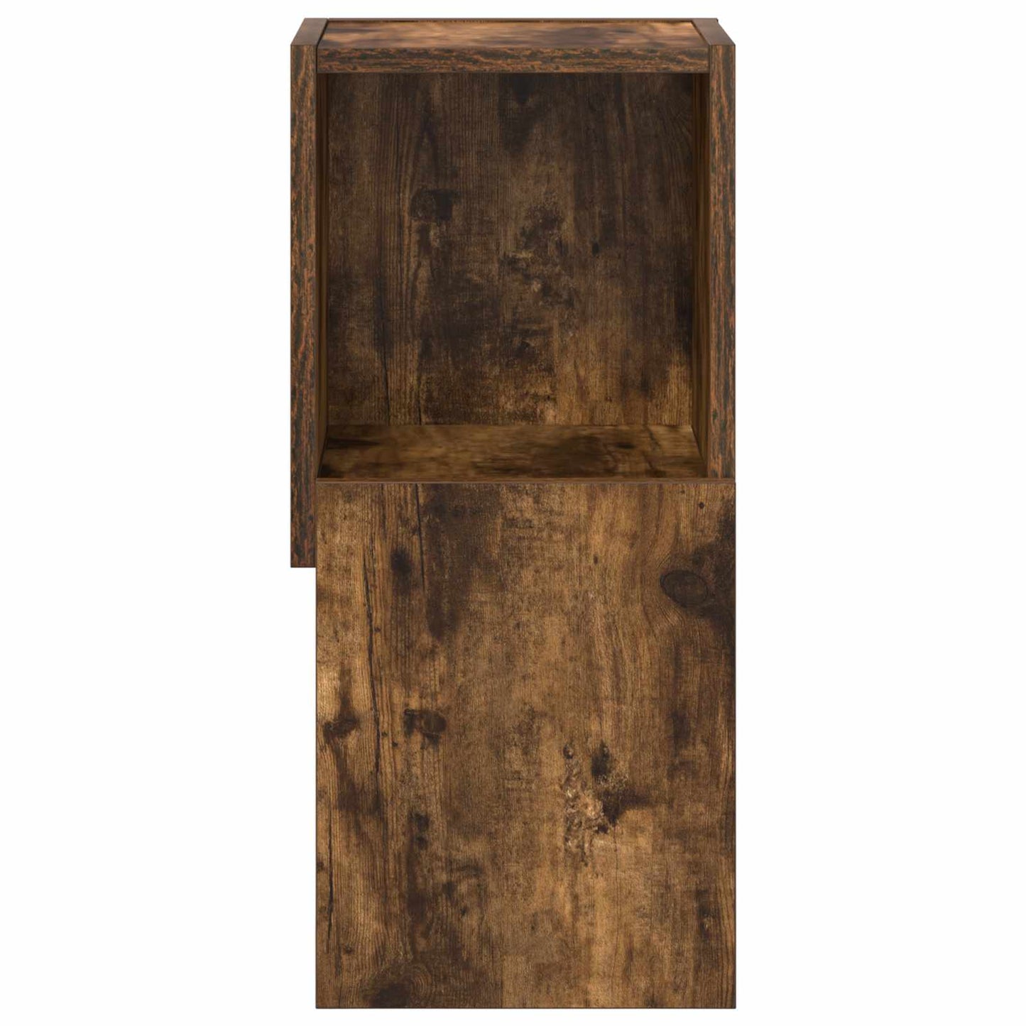 vidaXL Corner Cabinet Smoked Oak 25.5x25x55cm Engineered Wood