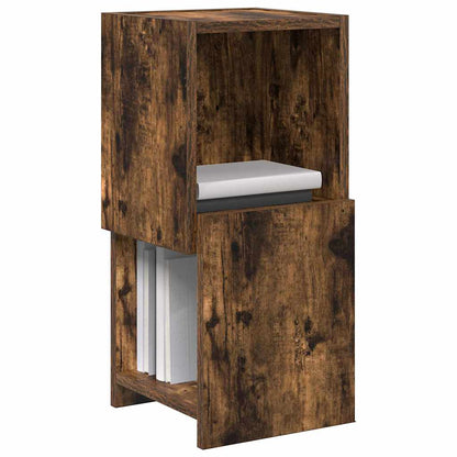 vidaXL Corner Cabinet 25.5x25x55cm Engineered Wood Smoked Oak