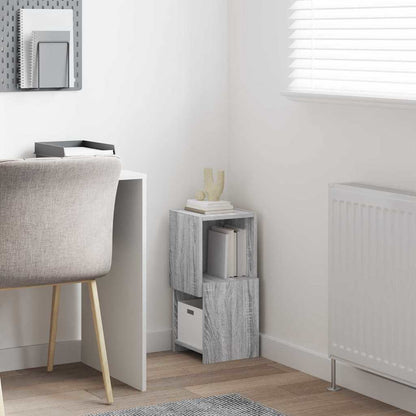 vidaXL Corner Cabinet Grey Sonoma 25.5x25x55cm Engineered Wood