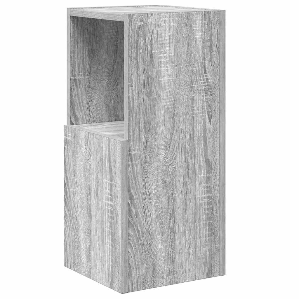 vidaXL Corner Cabinet Grey Sonoma 25.5x25x55cm Engineered Wood