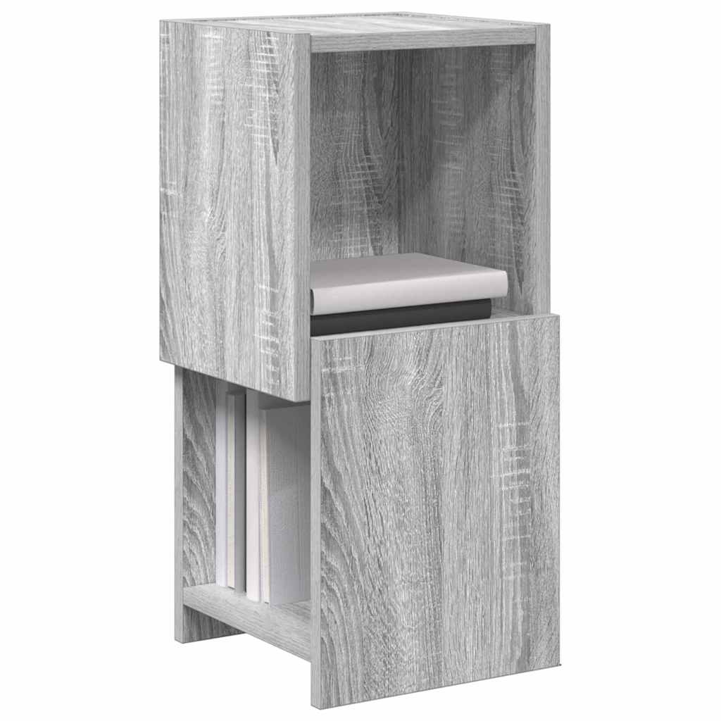 vidaXL Corner Cabinet Grey Sonoma 25.5x25x55cm Engineered Wood