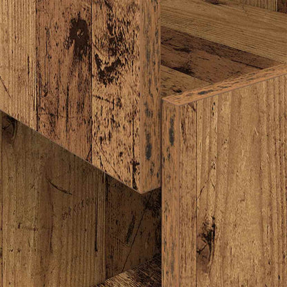 vidaXL Corner Cabinet Old Wood 25.5x25x55cm Engineered Wood