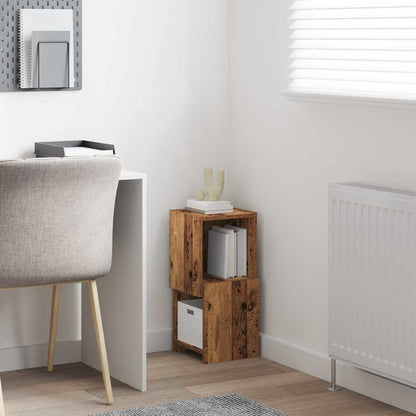 vidaXL Corner Cabinet Old Wood 25.5x25x55cm Engineered Wood